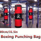 Punch Sandbag Durable Boxing Heavy Punch Bag With Metal Chain Hook Carabiner Fitness Training Hook Kick Fight Karate Taekwondo