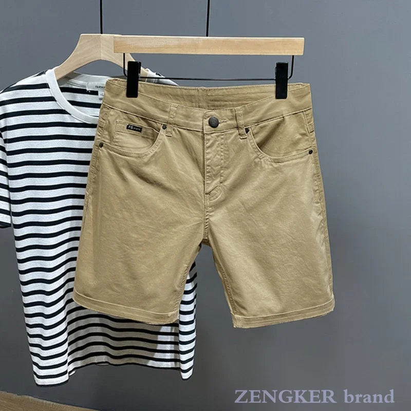 Summer plus size shorts men's loose oversized breeches middle pants thin section stretch men cotton casual shorts 42 44 46