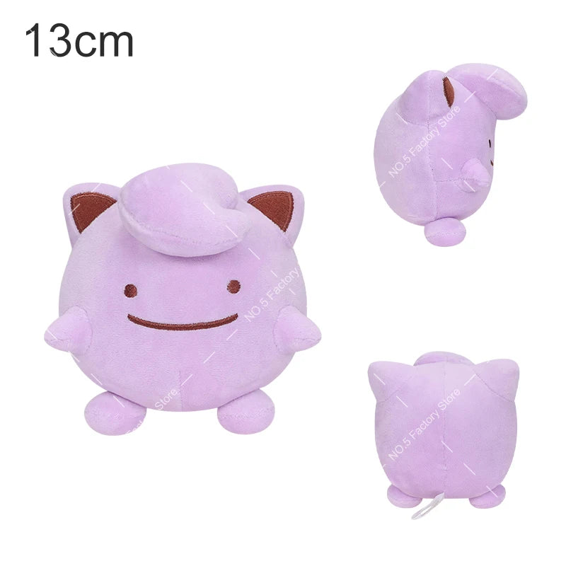 Mimikyu Plush Toys Collectible Soft Plushies Ditto Cos Mimikyu Stuffed Animal Cute Cartoon Character Dolls Collection Gifts