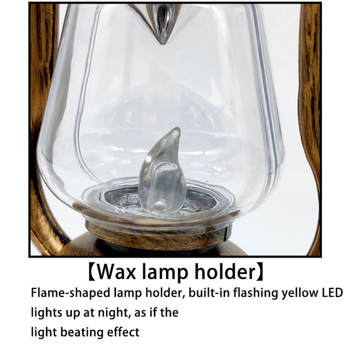 Vintage Lantern LED Decorative Solar Light Flickering Flame Hanging Lantern Retro Rustic Kerosene LED Oil Lamp Halloween Decor