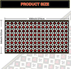 3 pcs Casino Poker Themed Party Tablecloths Poker Plastic Disposable Table Cover for Picnic Birthday 54 x 108 Inches