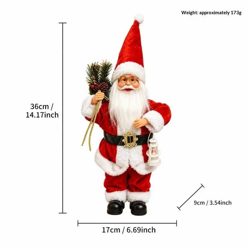 2026 Christmas Decoration For Home Santa Claus Plush Doll 30cm Navidad Party Decor Xmas Ornaments New Year Gift