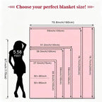 Christmas Warm Plush Blanket Irregular Santa Claus Flannel Blanket Sofa Blanket Home Leisure Essential, Office Nap Blanket