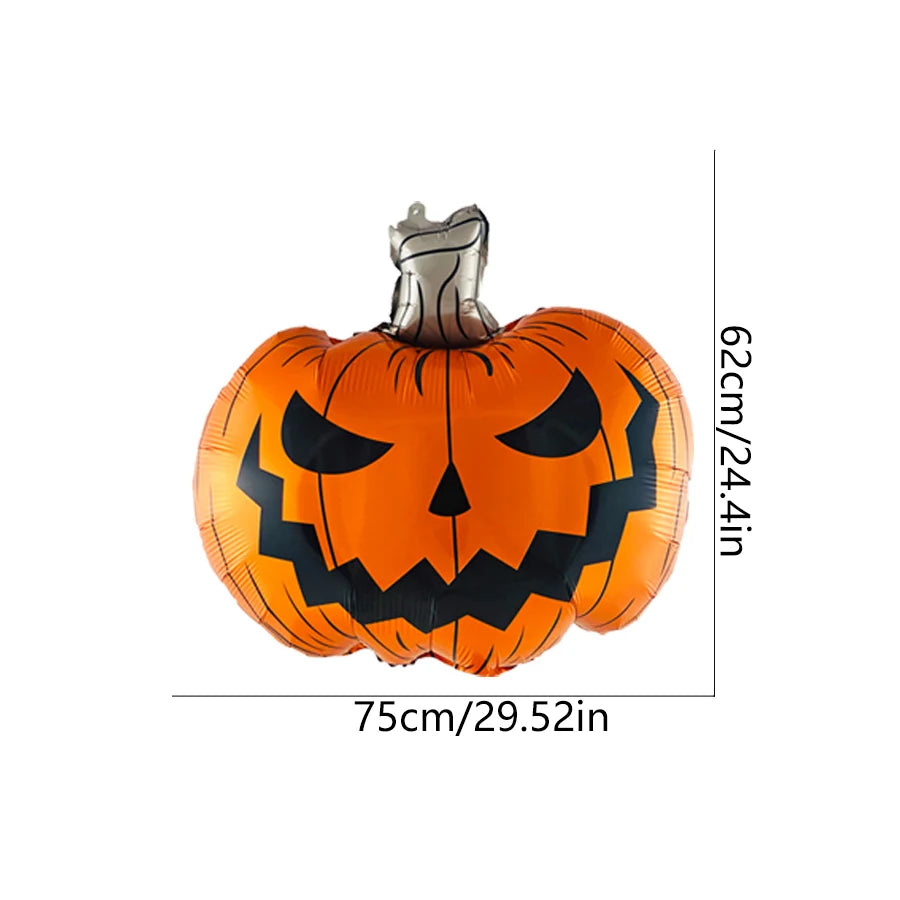 Halloween Pumpkin Spider Spooky Skeleton Decoration Balloons Halloween Theme Party DIY Scene Decoration Inflatable Balloons