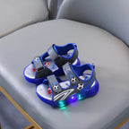 Summer Sandals New Sport Comfort Child Shoes Anti Slip Breathable Soft Light Up Boy Shoes Fashion Beach Casual Sandals Босоножки