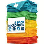 10/5/3pcs Microfiber Cleaning Cloth, Dishwashing Cloth Household Rag Kitchen Bathroom Cleaning Towel Durable Absorbent Towel