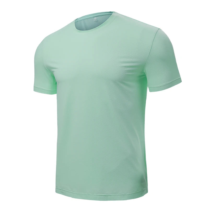 2026 Summer Sports t shirt Men/Women's Gyms Fitness Short sleeve T-shirt Male quick-dry running Workout Tees Tops Men clothing
