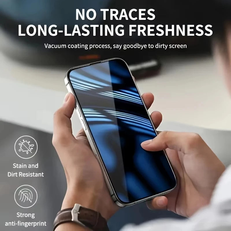 1-3Pcs Privacy Screen Protectors For iPhone 17 Pro Max 14 15 16 Plus 11 12 13 Mini 16e 17 Air Tempered Glass Anti-Spy Film
