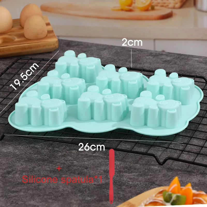 Silicone Gummy Bear Molds,Jello Molds for Kids - Make Large Candy and Chocolate Bears;Jelly,Gelatin,Soap,Ice Molds