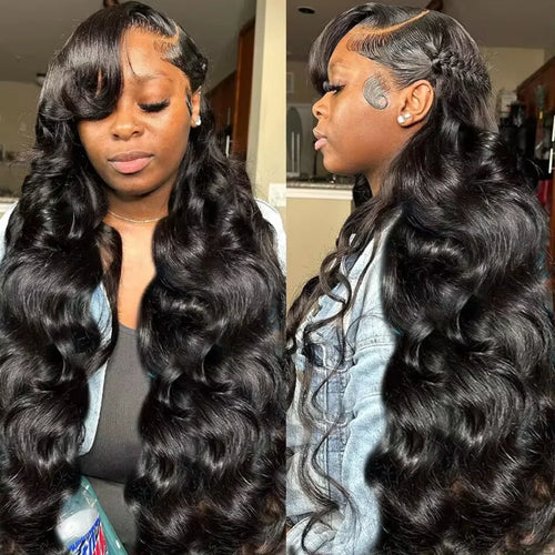 32 38 40 Inch Body Wave 3 4 Bundles Remy Human Hair Brazilian Hair Weave Bundles Wavy Double Hair Weft Bundles Weave Extensions