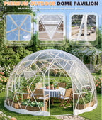 Dome Tent for Garden , Geodesic Dome Greenhouse with TPU Clear Cover, Waterproof Garden Bubble Dome Tent House with, Customized