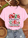 2026 Family Christmas Crew Matching T‑Shirt Making Memories Together Funny Xmas Graphic Tee Family Holiday Party Gift Tops