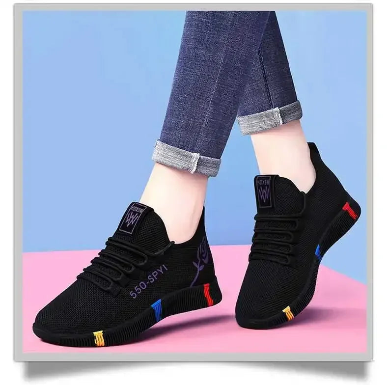 Shoes for Women Outdoor Sports Shoes Women Lightweight Non-slip Breathable Sneakers Soft Walking Shoes Zapatillas Mujer 2023
