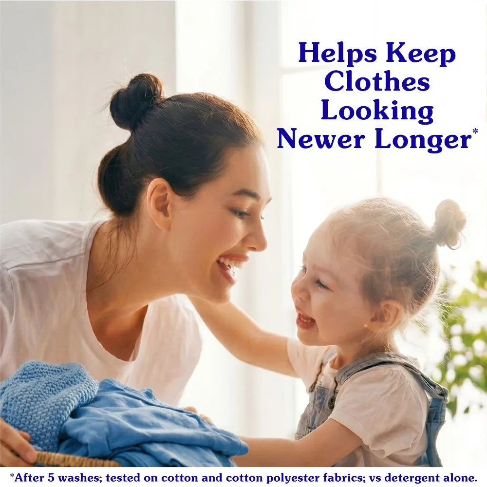 Concentrated refill liquid fabric softener with clean fresh aroma | Gentle daily laundry care that softens fabrics and maintains lasting pleasant scent on garments