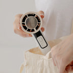 molancano MOLANCANO Portable Mini BLDC 100-Speed Handheld Air Conditioner Fan Rechargeable Cooling Fan USB Wireless Handy Fan