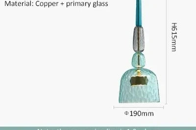 Modern Led Colorful Glass Pendant Lights For Kitchen Dining Room Island Restaurant Hanging Lamp Ceiling Chandeliers Decoration
