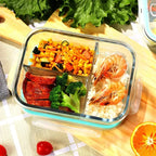 Glass Fresh-Keeping Box high Borosilicate Heat-Resistant Microwave Oven bento Fridge Special Sealed Bowl Food Storage Containers