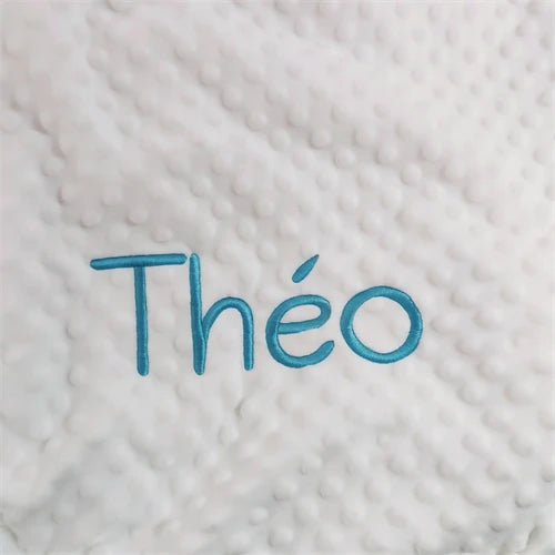 Personalized Baby Blanket with Name for Newborn Boys and Girls Custom Minky Fleece Toddler Crib Stroller Blanket Birthday Gift