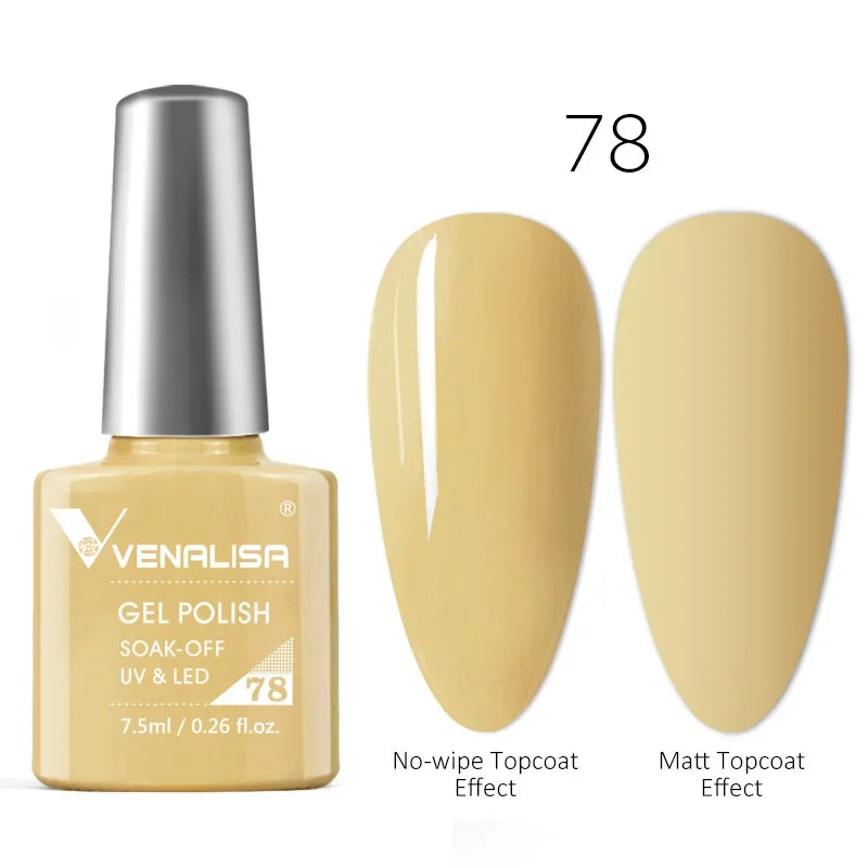 Venalisa Neon Gel Polish Varnishes Hybrid Nails For Manicure 7.5ml Semi Permanent Soak off Enamel Gel Polish UV Nail Gel Polish