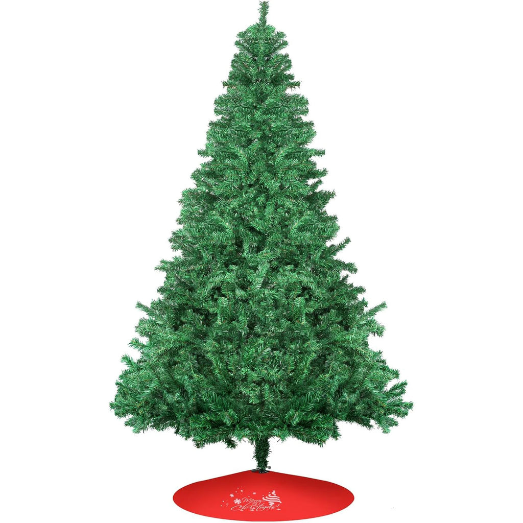 7FT/2.1M 1000 Branch Artificial Christmas Tree, Essential Home Decoration for Christmas, Christmas Gift (No Lights/Ornament)