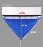 100cm Thickened Cleaner Air Coditioning Cleaning Cover Bag PVC with Water Pipe Home 1-1.5P Split Hanging Air Conditioner Tools