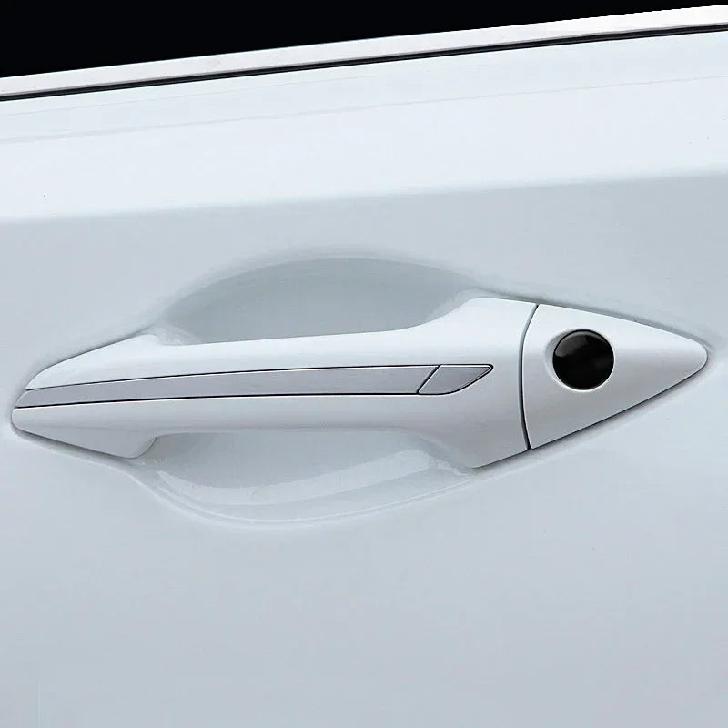 4pcs Car Door Keyhole Stickers Auto Door Lock Protection Self-adhesive Decal Universal Car Accessories for BMW X3 X5 E46 E85 E60
