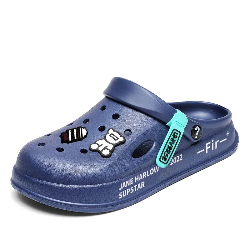 Men Women slippers High Quality EVA Soft Thick Soled Slippers Fashion Wear Slippers Home Sandals Men's Beach Shoes