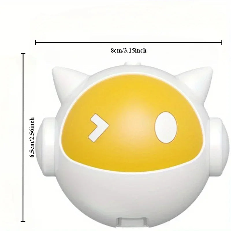 Interactive Cat Teaser Toy, Automatic Hands-Free Rising and Lowering Ball with Clamp, Stimulates Hunting Instincts