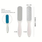 Professional Stainless Steel Dual-Sided Foot File - Callus & Dead Skin Remover Pedicure Tool for Smooth Soft Feet