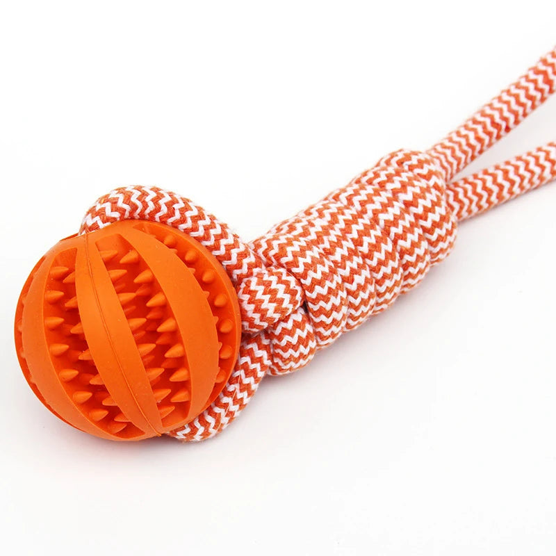 Dog Toy Ball with Rope for Feeding, Self-Entertainment, Boredom Relief, Durable Chew Toy, Pet Supplies