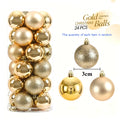 24 Pcs 3/4/6CM Christmas Balls Big Ball Christmas Tree Pendant Ornaments for Party Decor 2025 New Year Navidad Gifts Accessory