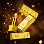 Glitter Sexy Lipstick Shimmer Gold Lipstick Long Lasting Waterproof Cosmetic Gold Brick Tube Valentine's Day Gift For Woman