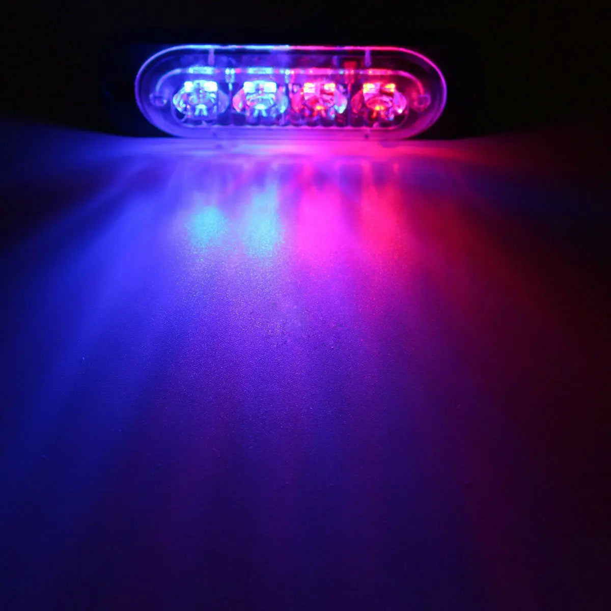 Car 4LED Strobe Light For Car 12V 24V Emergency Signal Lamps Strobe Warning Light Auto Truck Flashing Lighting