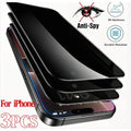 3PCS Privacy Screen Protector For iPhone 17 17e 16e 16 15 14 Pro Max Anti Spy Tempered Glass For iPhone 13 12 11 Privacy Film
