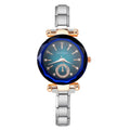 Design Luxury High Class Feeling Women Men Quartz Watch Stainless Steel Strap Width 9mm Trendy Trend Everyday Couples Gifts