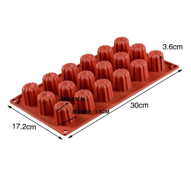 8/12/18 Cups Silicone Mold Cupcake Baking Tray Muffin Cookie DIY Jelly Biscuit Pudding Candy Kitchen Accessories Cake Baking Pan