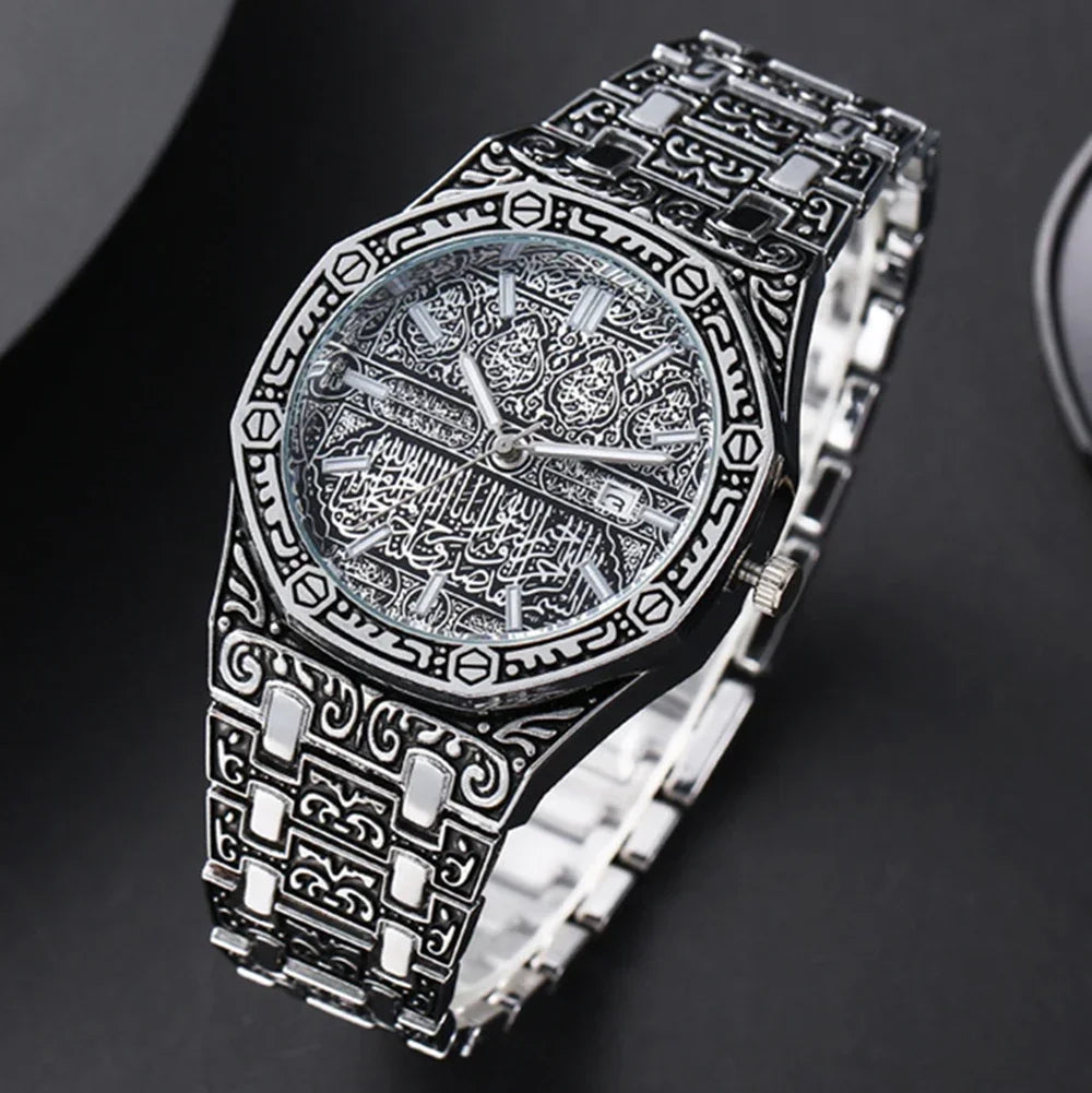 New Luxury Men Watches Fashion Men Stainless Steel Watch Calendar Quartz Wristwatch Business Watches Man Clock Relogio Masculino