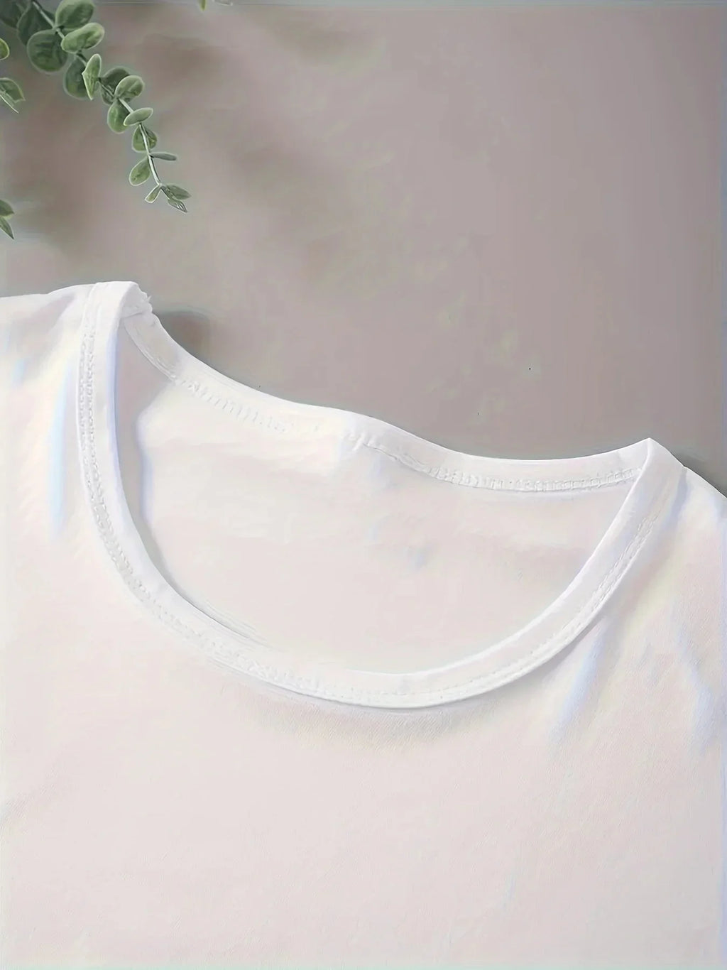 Summer heart-shaped love pattern T-shirt versatile short-sleeved round neck top women's aesthetic clothing