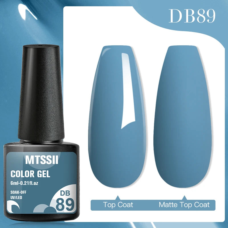 Mtssii 7ML Colorful Reflective Gel Nail Polish Glitter Sparkling Flash Glitter Gel Polish Semi Permanent Varnish Soak Off Nails