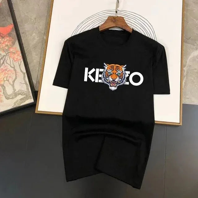 2025 New Fashion Hot Luxury Brand Printed Men's T-Shirt High Quality Summer Wear Tops Training Loose Cotton Sportswear Outfits