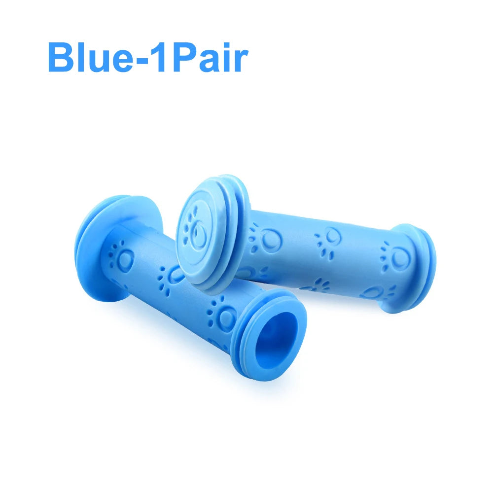 1 Pair Rubber Bicycle Handlebar Grips 22MM Anti-slip Child Kids Bike Cycling Handle Bars Children Tricycle Scooter Accessories