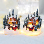 Christmas Decorations  LED Night Lights Luminous Micro Landscape House Children's Creative Gift Christmas New Year Ornaments