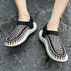 Summer New Sandals Men's Brand Designer Fashion Casual Outdoor Waders Large Size Hand-woven High Quality Beach Sandals For Men