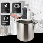 Commercial Hot Pot Sauce Frying Machine 110V 40L Automatic Food Mixer For Hotels Food & Beverage Factory Farms Restaurant Industrial Cooking Kettle Machine