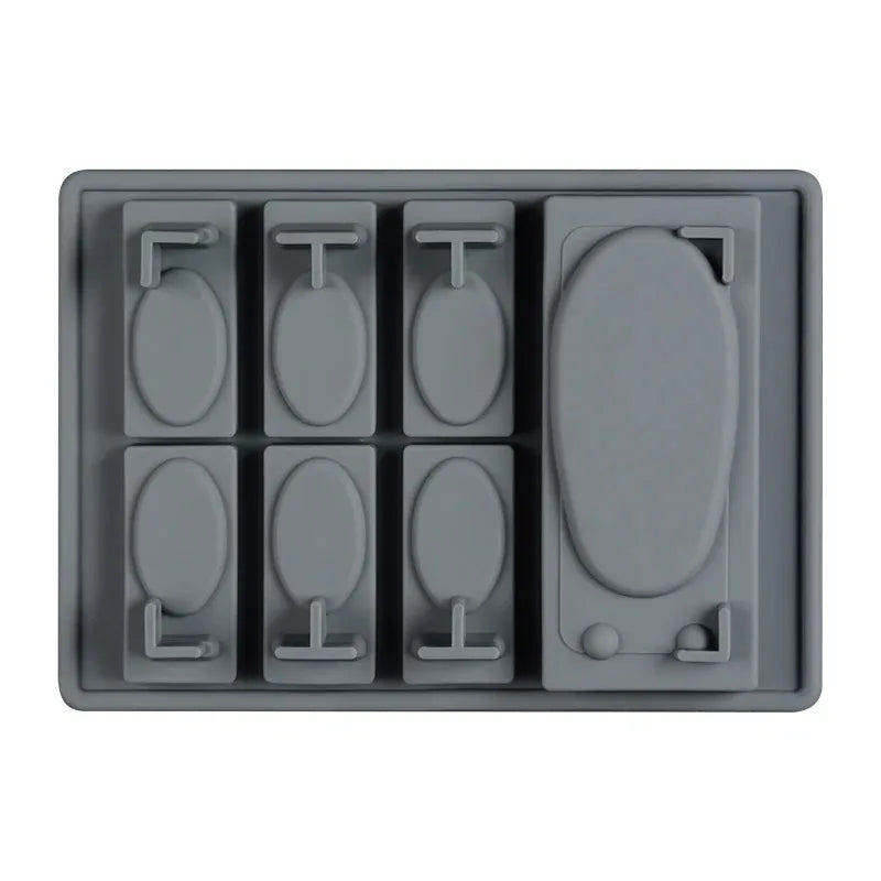 3D Cartoon Silicone Mold for Baking Chocolates Gummy Candy Jello Ice Cube Soaps Gypsum Form Plaster Mould for War Fans