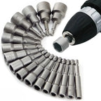 9/14pcs Hex Socket Sleeve Nozzles Nut Driver Set 5mm-13mm Screwdriver Set Tool Wrenches for Home Repair And Maintenance