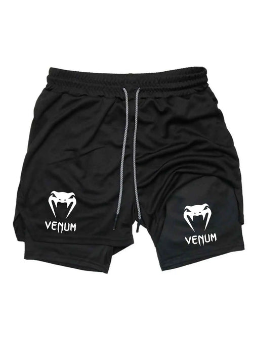 2026 Summer Sports Shorts 2-in-1 Gym Running Shorts Slow Running Casual Sportswear Fitness Double Layer Shorts