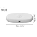 Car LED Touch Lights Wireless Interior Light Magnetic Auto Door Light Roof Ceiling Lamp Reading Lamp USB Rechargeable 5V