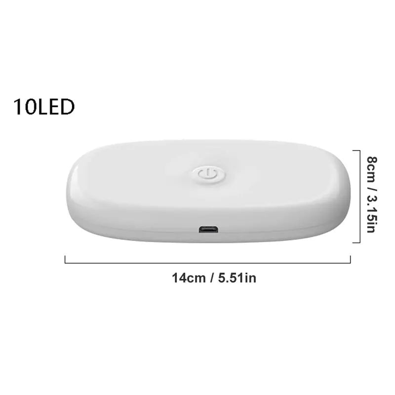 Car LED Touch Lights Wireless Interior Light Magnetic Auto Door Light Roof Ceiling Lamp Reading Lamp USB Rechargeable 5V