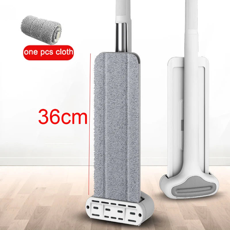 Mmagic Mop for Wash Floor Mop Cleaner Cleaning Flat Spin Mop Bucket Floor House Cleaning Easy Home Cleaning 360° Rotation With